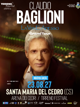 Locandina ufficiale: Claudio Baglioni